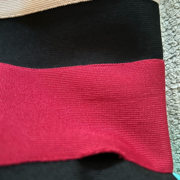 Venus Multi Colored Bandage Dress-Sz. Medium-Worn Only Once-Please See All Pics - Picture 4 of 5